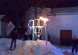 В Мосальске зажгли Олимпийский огонь