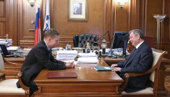 Анатолий Артамонов встретился с председателем Правления ОАО «Газпром» Алексеем Миллером