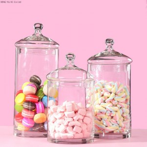 Nordic-Glass-Candy-Jar-Large-Storage-Bottle-Home-Transparent-Glass-Storage-Jar-with-Lid-Wedding-Dessert