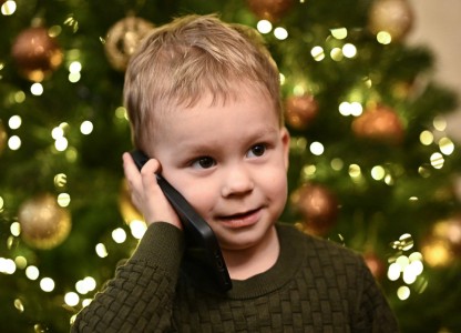 Дед Мороз на проводе!